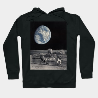 Dancing In The Moonlight - Space Aesthetic, Retro Futurism, Sci Fi Hoodie